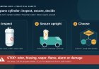RV propane cylinders: inspect, transport, refill or stop