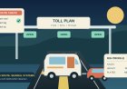 RV toll-road planning: choose a transponder route by route