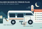 Shoulder-season RV freeze plan: protect the whole water path