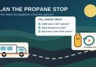 Planning an en-route RV propane refill without a dead-end detour