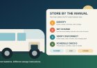 RV house-battery storage between trips: disconnect, charge, and check the manual