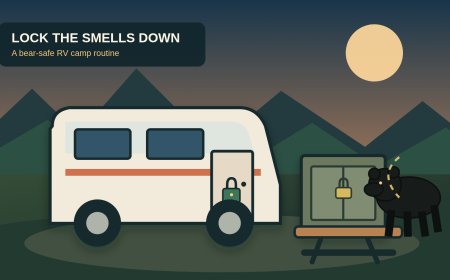 Lock the Smells Down: A Bear-Safe RV Camp Routine for Late Summer