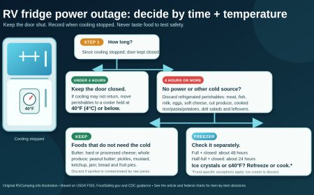 Four hours, one thermometer: an RV refrigerator outage plan