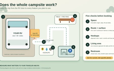 How to evaluate an accessible RV campsite beyond the wheelchair symbol