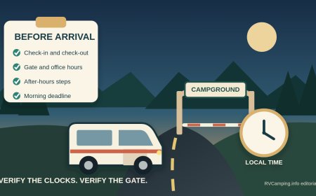 Before You Roll In: Verify Campground Check-In and Late-Arrival Rules