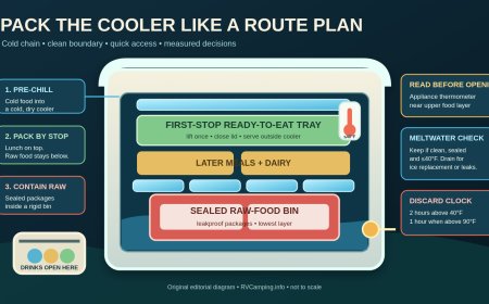 Pack the Cooler Like a Route Plan: An RV Travel-Day System