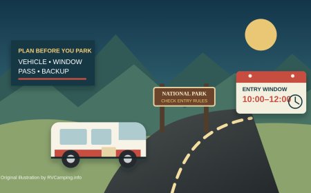 National park timed entry for RV trips: a 2026 booking plan