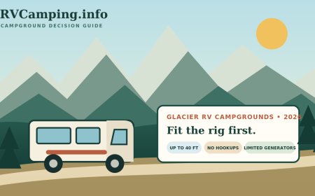Glacier National Park RV Campgrounds: 2026 Rig Limits and Generator Rules
