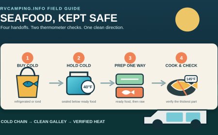 How to keep seafood safe at an RV campsite