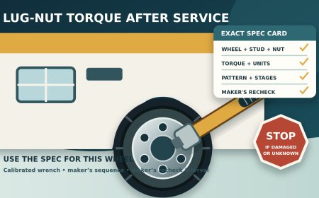 RV lug-nut torque after wheel service: use the number for your exact wheel