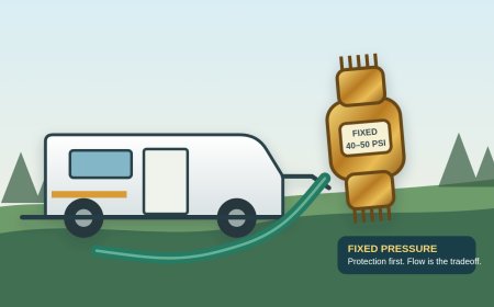 Camco 40055 review: cheap RV pressure protection, limited flow