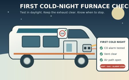 First cold night? Give the RV furnace a daylight check first