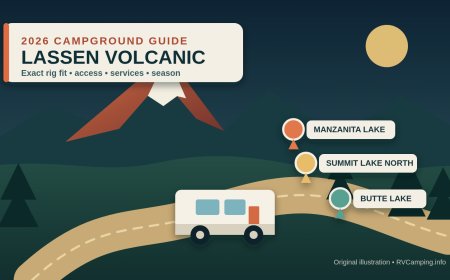 Lassen Volcanic RV Campgrounds: Exact Rig Fit for 2026