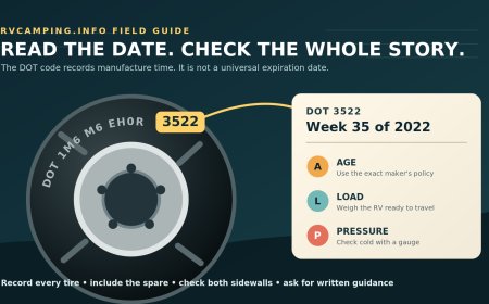 How to read an RV tire DOT date code without guessing its replacement date