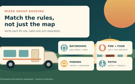 The Mixed RV-and-Yurt Booking Worksheet: Match the Rules Before the Group Arrives