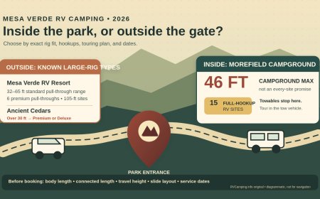 Mesa Verde RV Camping: Morefield Rig Fit vs. Outside Parks (2026)