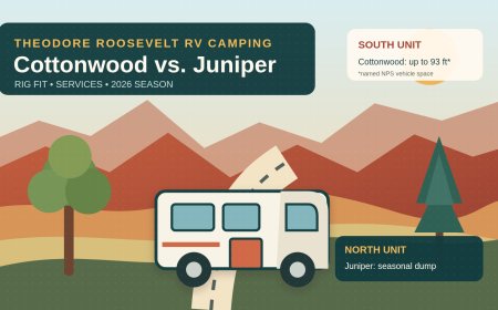 Theodore Roosevelt RV Camping: Cottonwood vs. Juniper