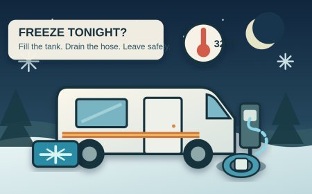 An overnight freeze is coming: use the tank, not the hose