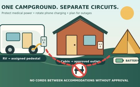 One Campground, Separate Circuits: a Power Plan for RV and Glamping Groups