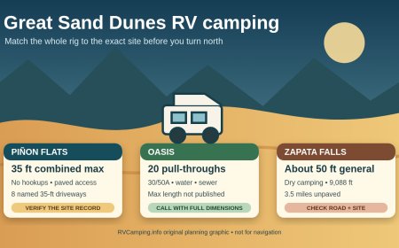 Great Sand Dunes RV Camping: Piñon Flats Rig Fit Guide (2026)