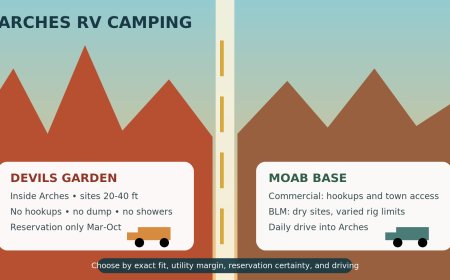 Devils Garden or Moab? The RV camping decision for Arches