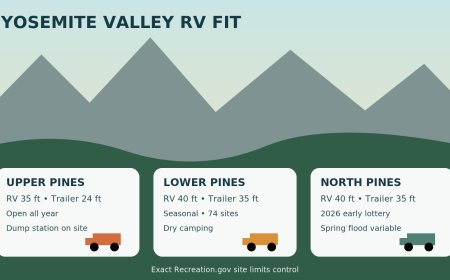 Upper Pines, Lower Pines, or North Pines: which Yosemite Valley campground fits your RV?