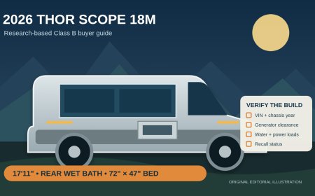2026 Thor Motor Coach Scope 18M review: tiny footprint, big inspection job