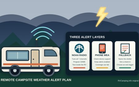 Remote campsite weather alerts: build a three-layer plan before signal disappears