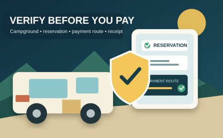 Before you pay: a campground reservation scam check for RV trips