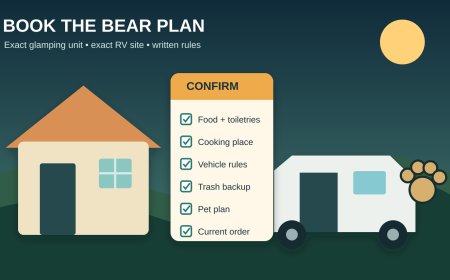 Before you book a glamping unit in bear country: the mixed-group checklist