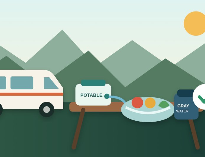 How to wash produce safely at an RV campsite