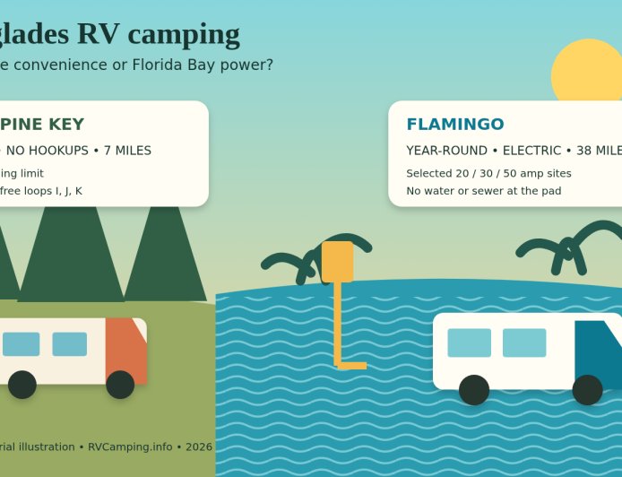 Flamingo vs. Long Pine Key: where should you camp in an RV in the Everglades?