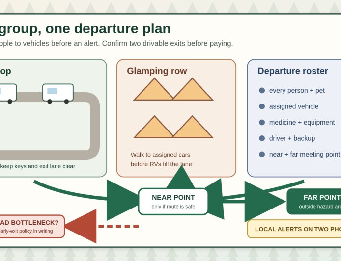 Booking RV Sites and Glamping Tents During Wildfire Season: A Group Safety Checklist