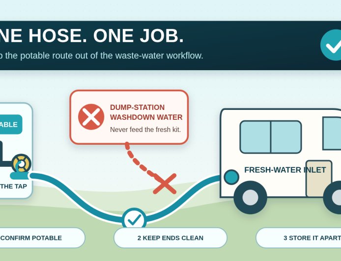 Keep the fresh hose fresh: preventing RV campsite cross-connections
