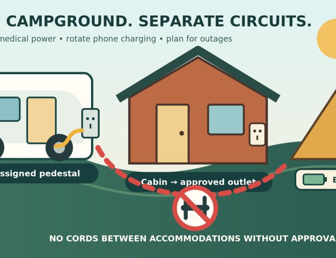 One Campground, Separate Circuits: a Power Plan for RV and Glamping Groups