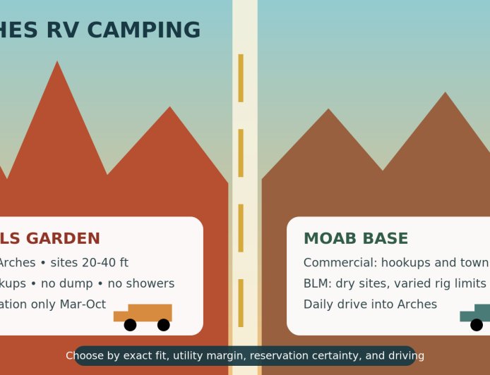 Devils Garden or Moab? The RV camping decision for Arches