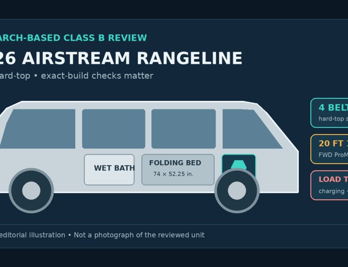 2026 Airstream Rangeline Base review: smart space, serious electrical checks