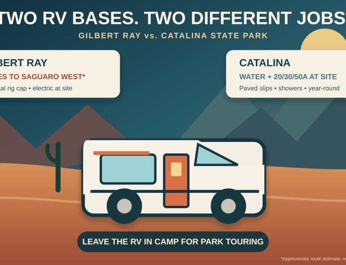 Gilbert Ray vs. Catalina State Park: The Better RV Base for Saguaro
