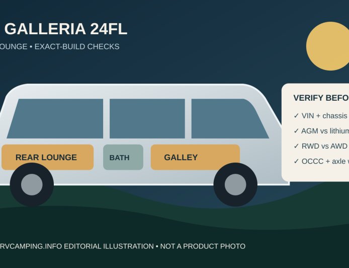 2026 Coachmen Galleria 24FL review: a social lounge with costly option traps