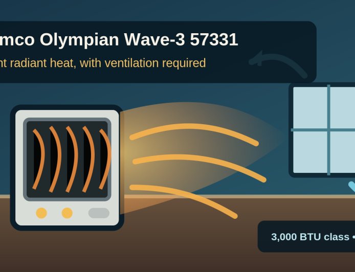 Camco Olympian Wave-3 57331 review: silent heat, serious ventilation