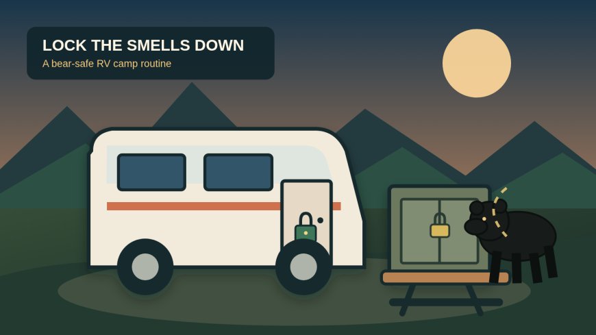 Lock the Smells Down: A Bear-Safe RV Camp Routine for Late Summer
