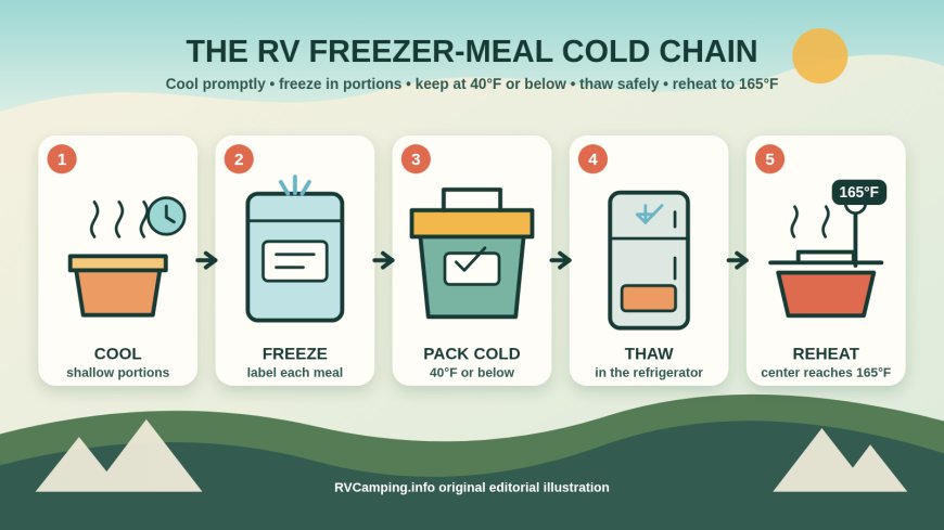 Freezer Meals for RV Trips: A Safe Pack-to-Plate Plan