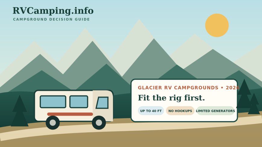 Glacier National Park RV Campgrounds: 2026 Rig Limits and Generator Rules