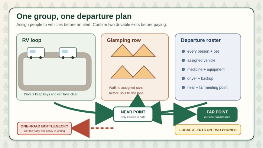 Booking RV Sites and Glamping Tents During Wildfire Season: A Group Safety Checklist