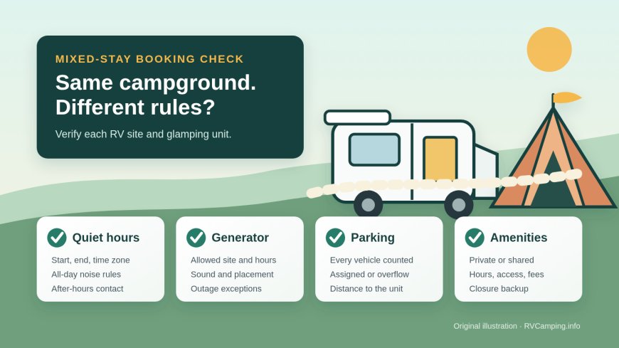 Quiet Hours Are Only the Start: A Booking Worksheet for Mixed RV and Glamping Groups