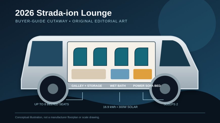 2026 Grech RV Strada-ion Lounge review: first-class seating, two-person camping