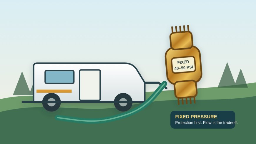 Camco 40055 review: cheap RV pressure protection, limited flow