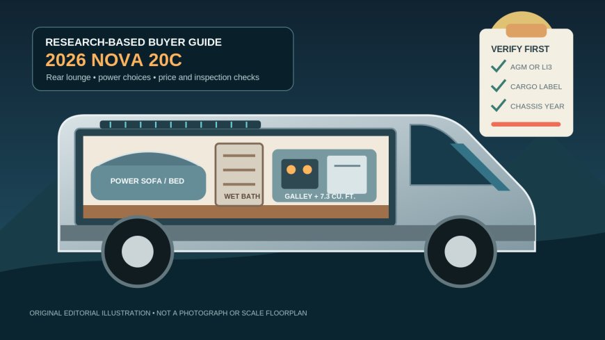 2026 Coachmen Nova 20C review: a flexible rear lounge with a configuration trap