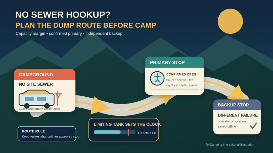 No sewer hookup? Build an RV dump-station route plan