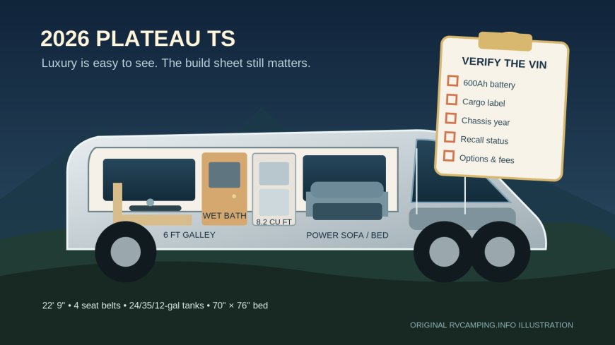 2026 Pleasure-Way Plateau TS review: a polished touring van with build-sheet traps